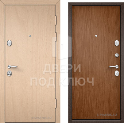 Утепленная дверь межкомнатная с дверной фурнитурой ДПК-9862